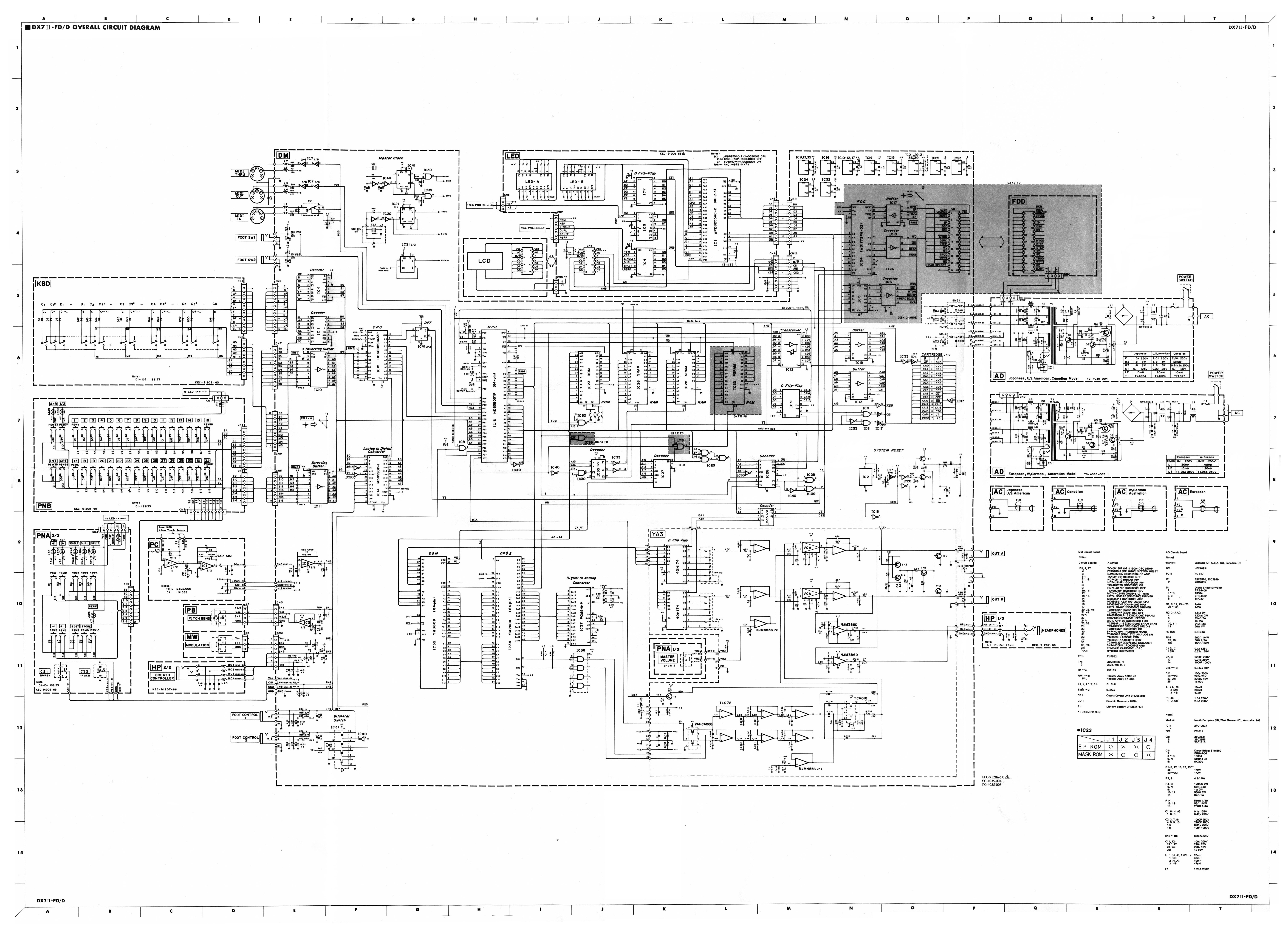 Index Of Dx7 Schematics U0026 Pcbs 